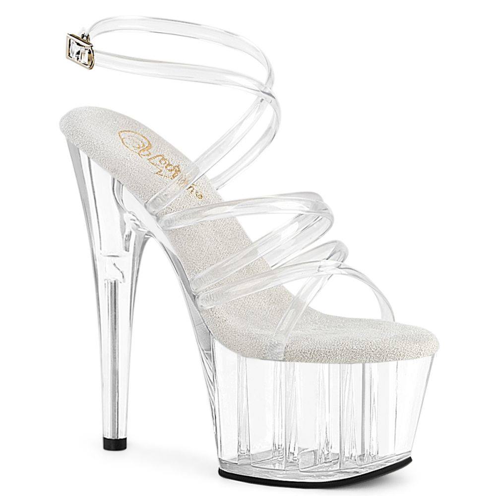 Pleaser - ADORE706 KnöchelriemenSandale - Transparent Product image
